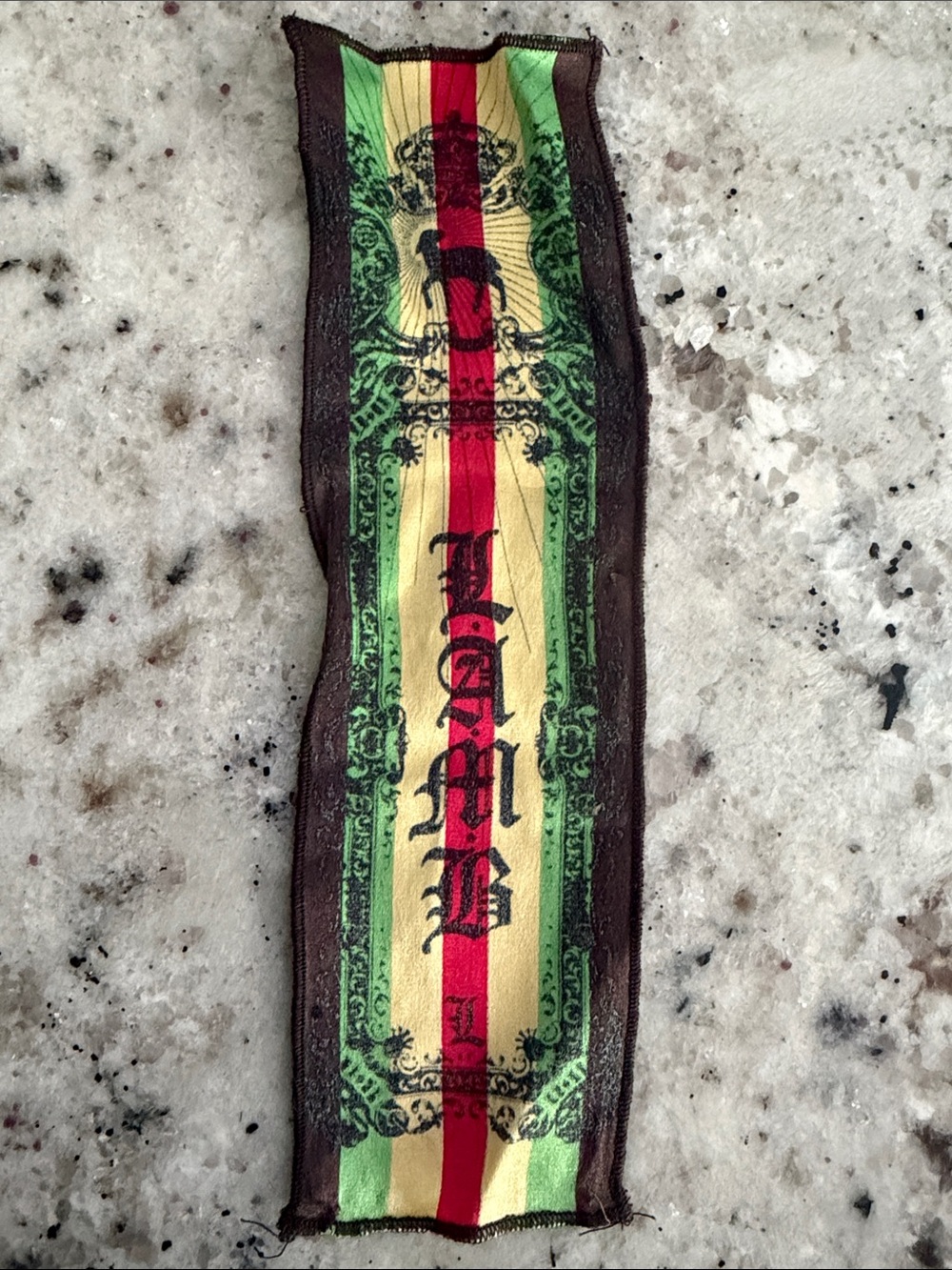 L.A.M.B. Size Tag L Ornament Patch Rasta Ribbon Lamb Gwen Stefani Swag No Doubt